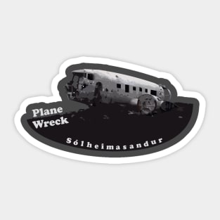 Plane Wreck - Solheimasandur Sticker